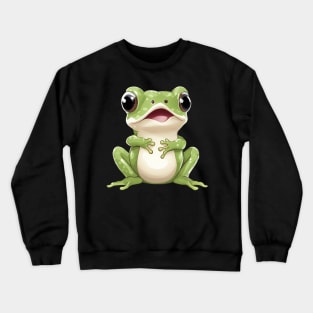 Frog Drawing Crewneck Sweatshirt